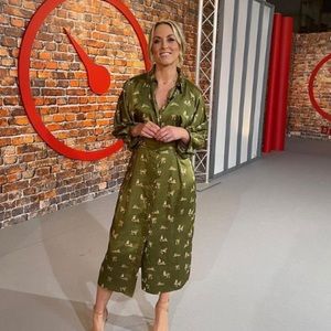 Zara Tiger Print Midi Dress